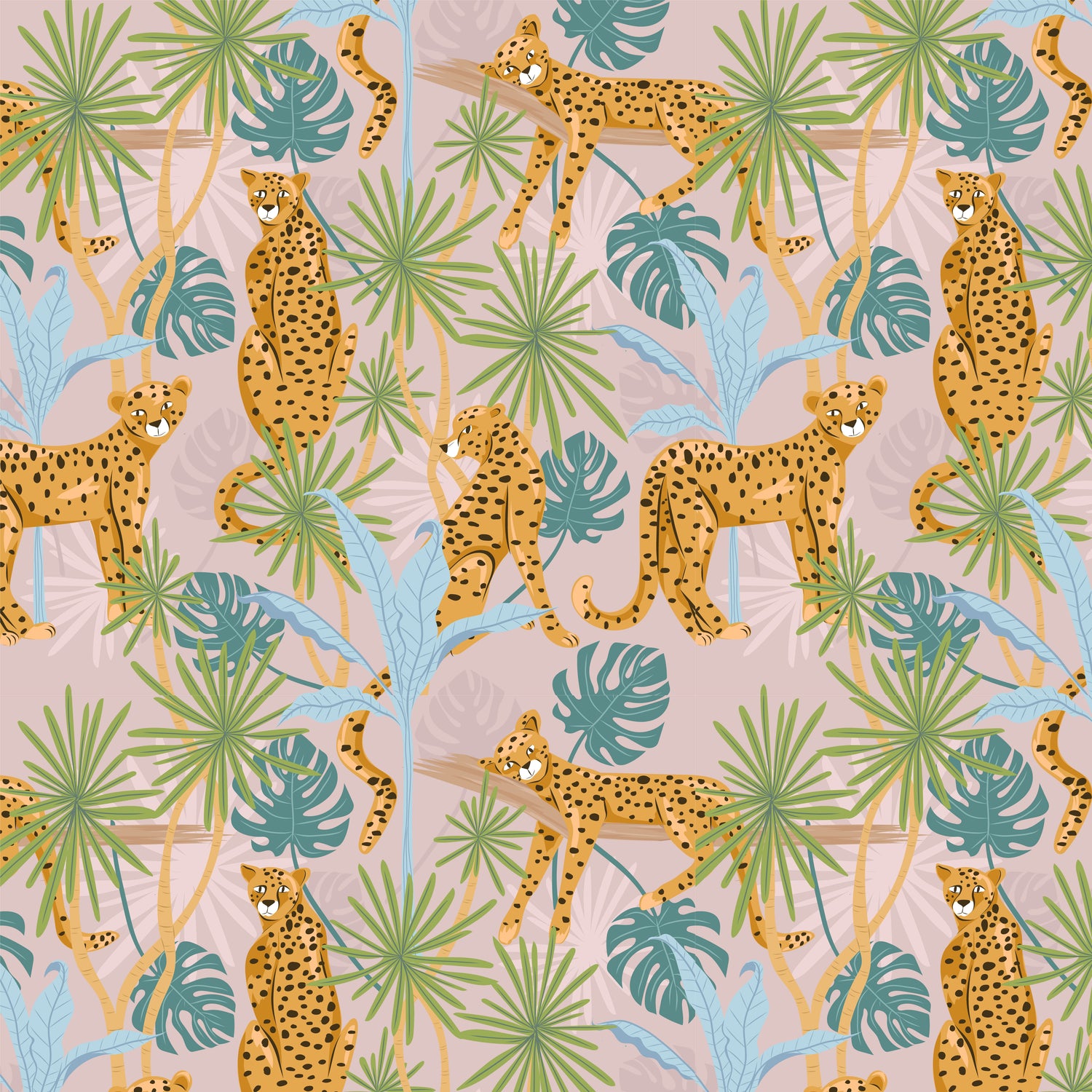Cheetah Safari Wallpaper