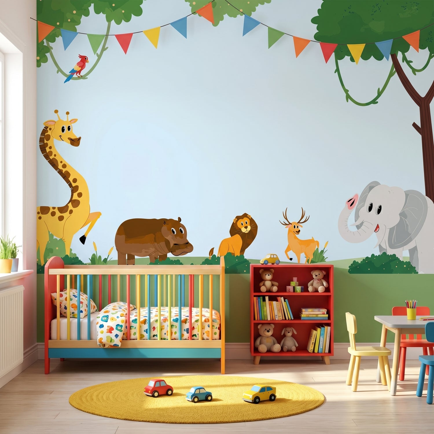 Jungle Safari Kids Wallpaper